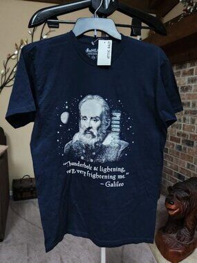NWT Headline sz medium Galileo saying unisex shirt